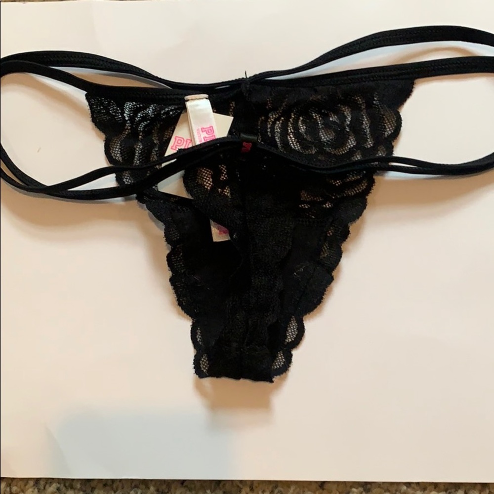 Laced PINK thong soft